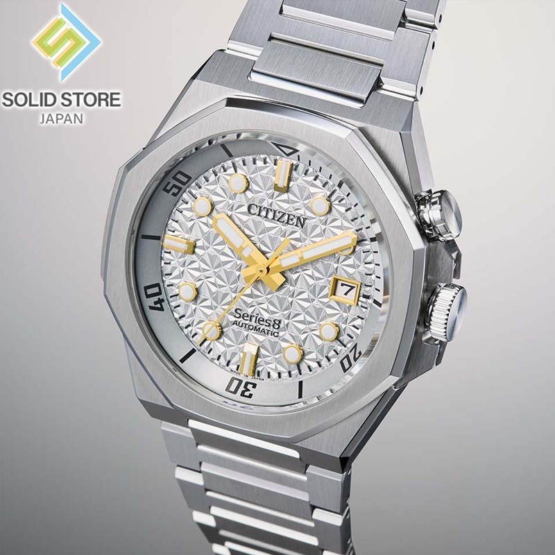 CITIZEN Series 8 NB6060-58H 890 Mechanical Limited Automatic Watch Silver 42.6mm
