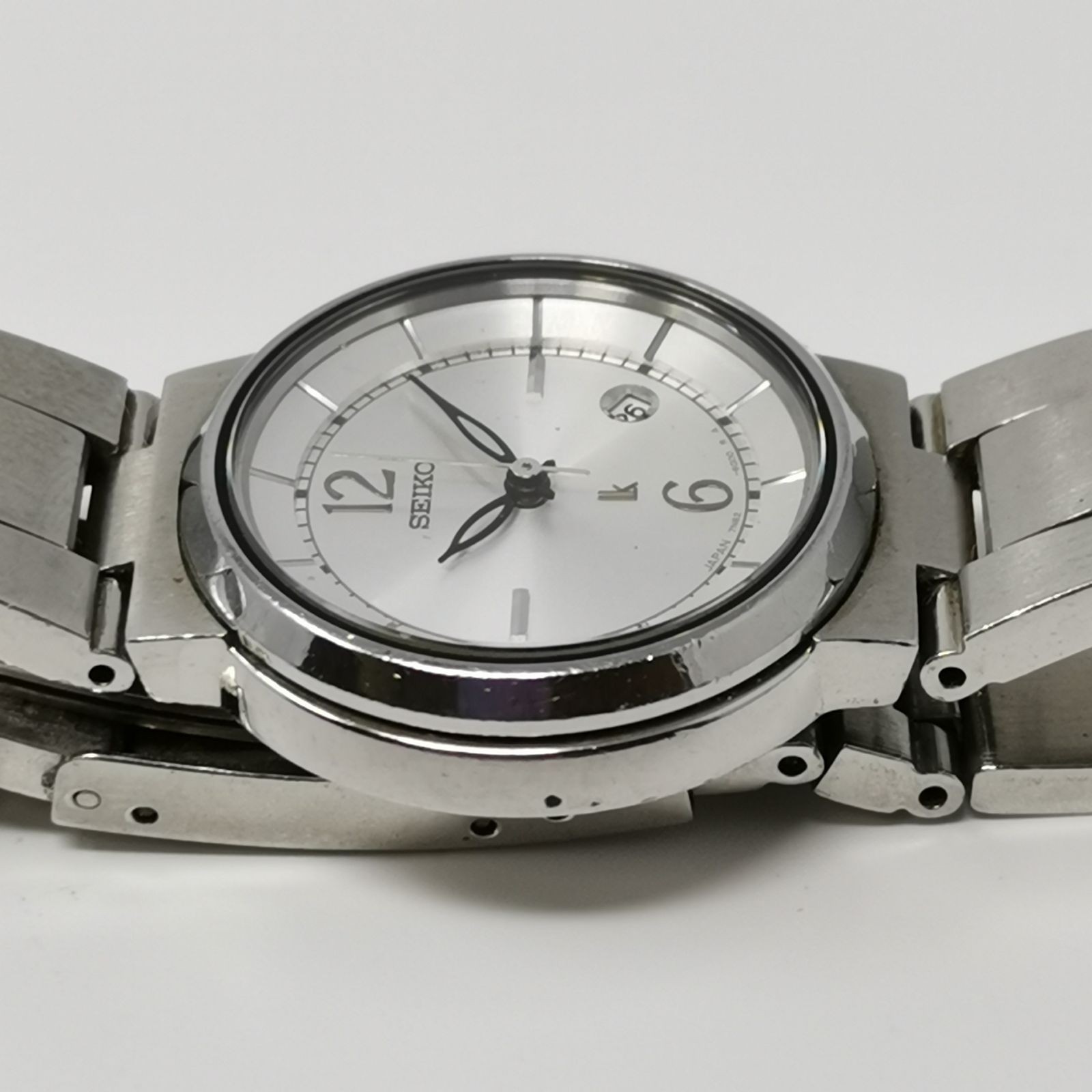 SEIKO LK Ladies’ Wristwatch 330409 Silver Used Item Confirmed Working Due to Dea