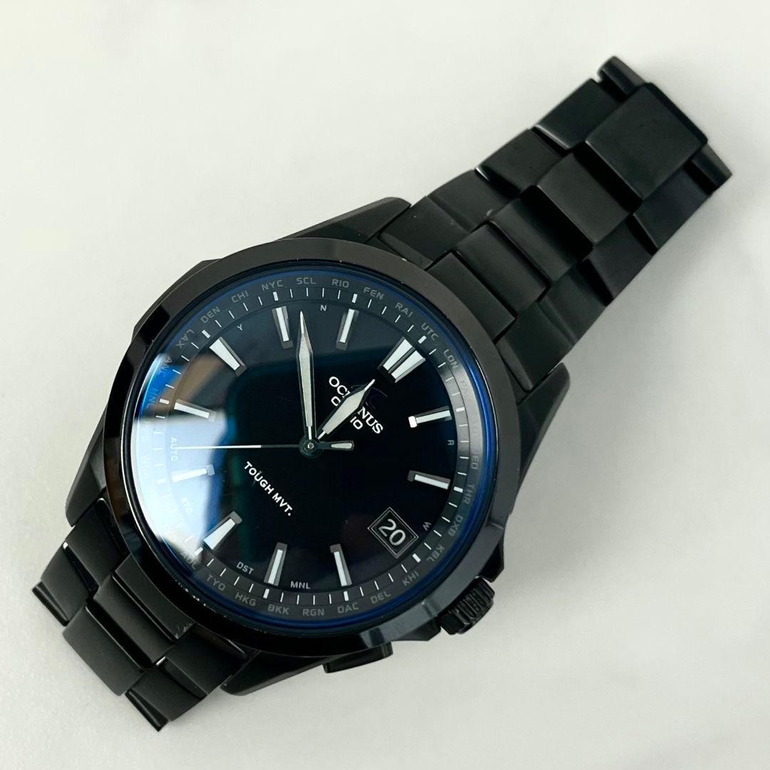 CASIO OCEANUS OCW-S100B Black Titanium Tough Solar Radio Multiband 6 Men Japan