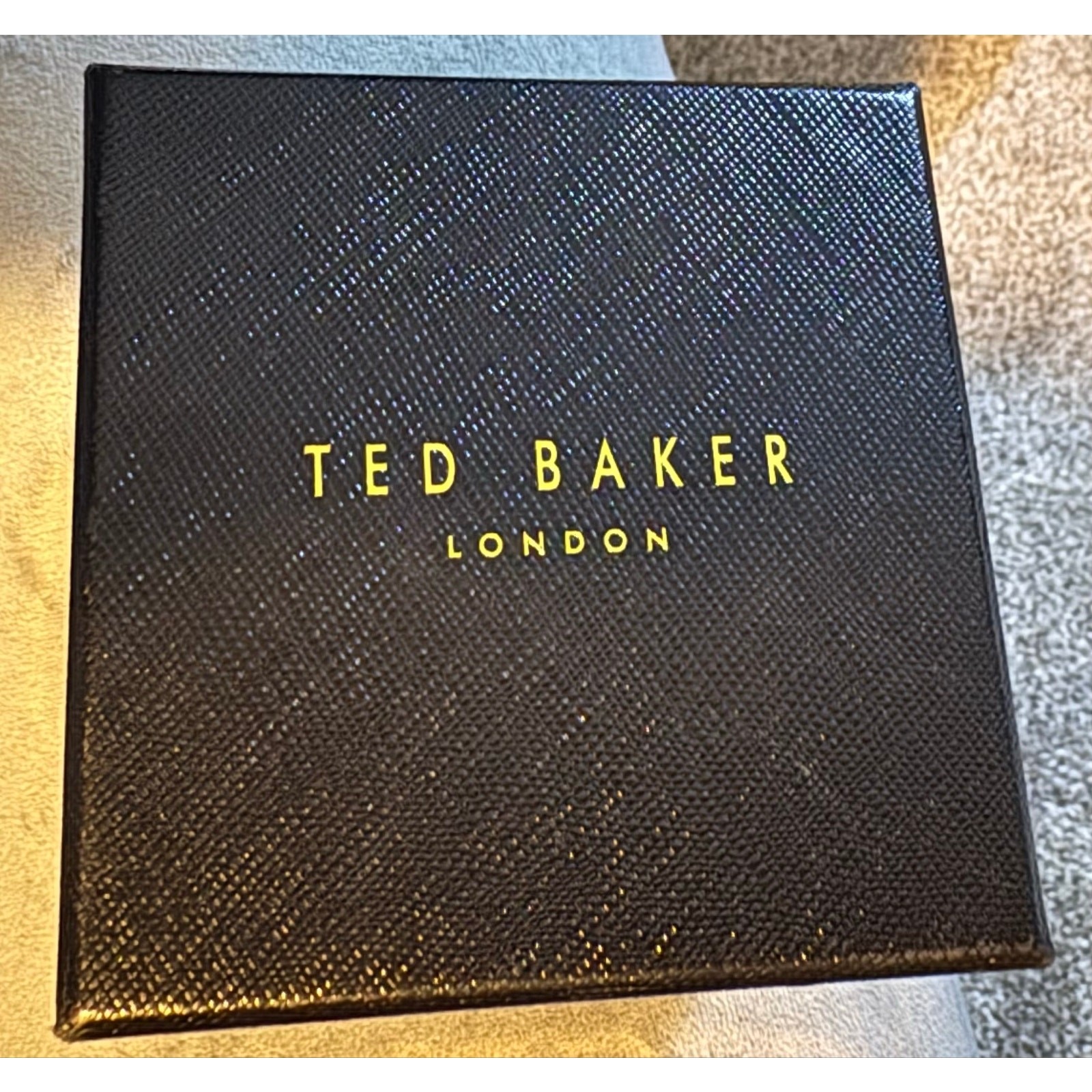 Ted Baker Kate Watch Floral Rose Gold Slim Leather Band 38 mm New in Box