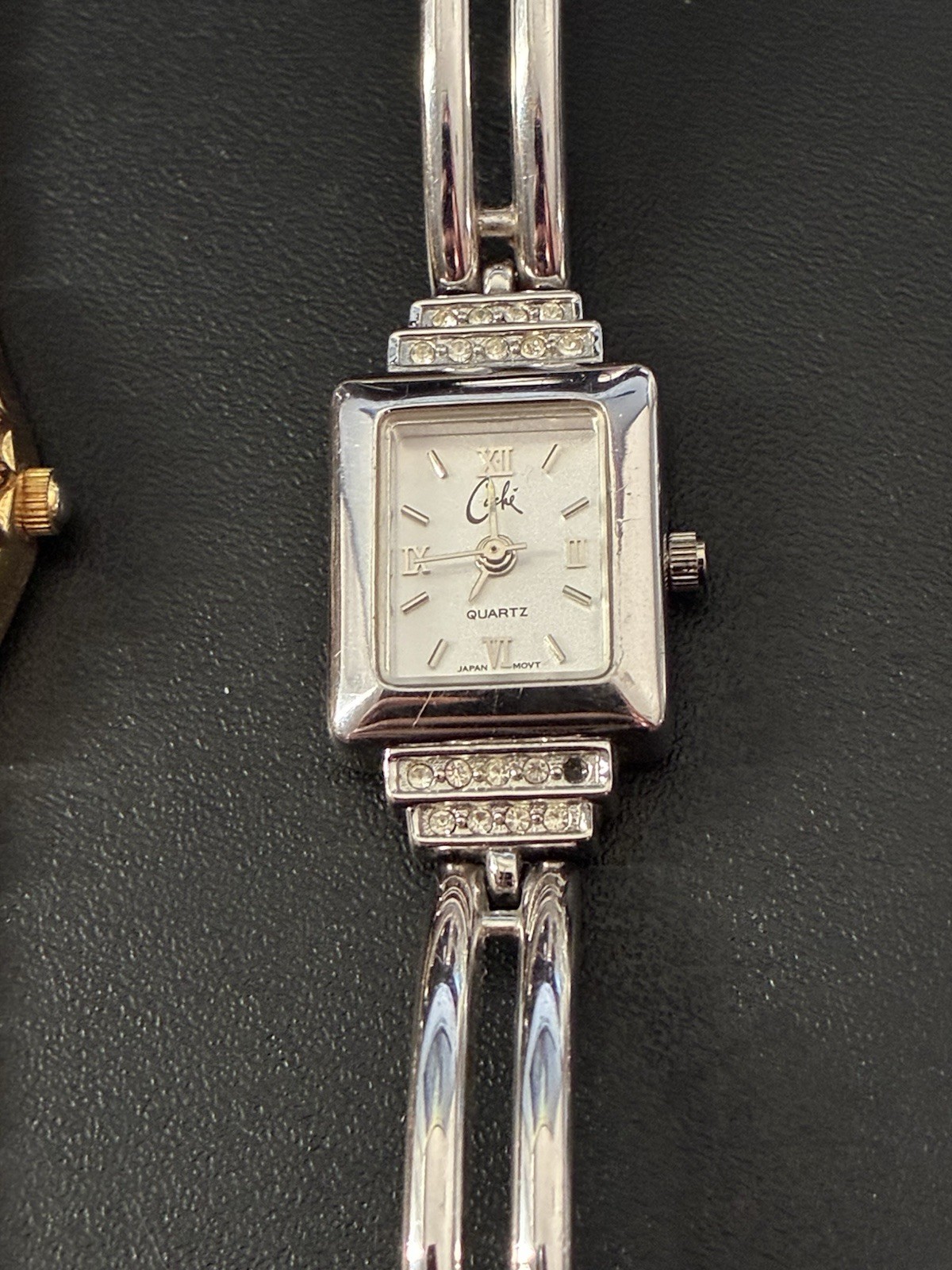 Lot Of 4 Women’s Quartz Steel Watches, Jaclyn Smith, Reymand Jewel, Rojas, Cache