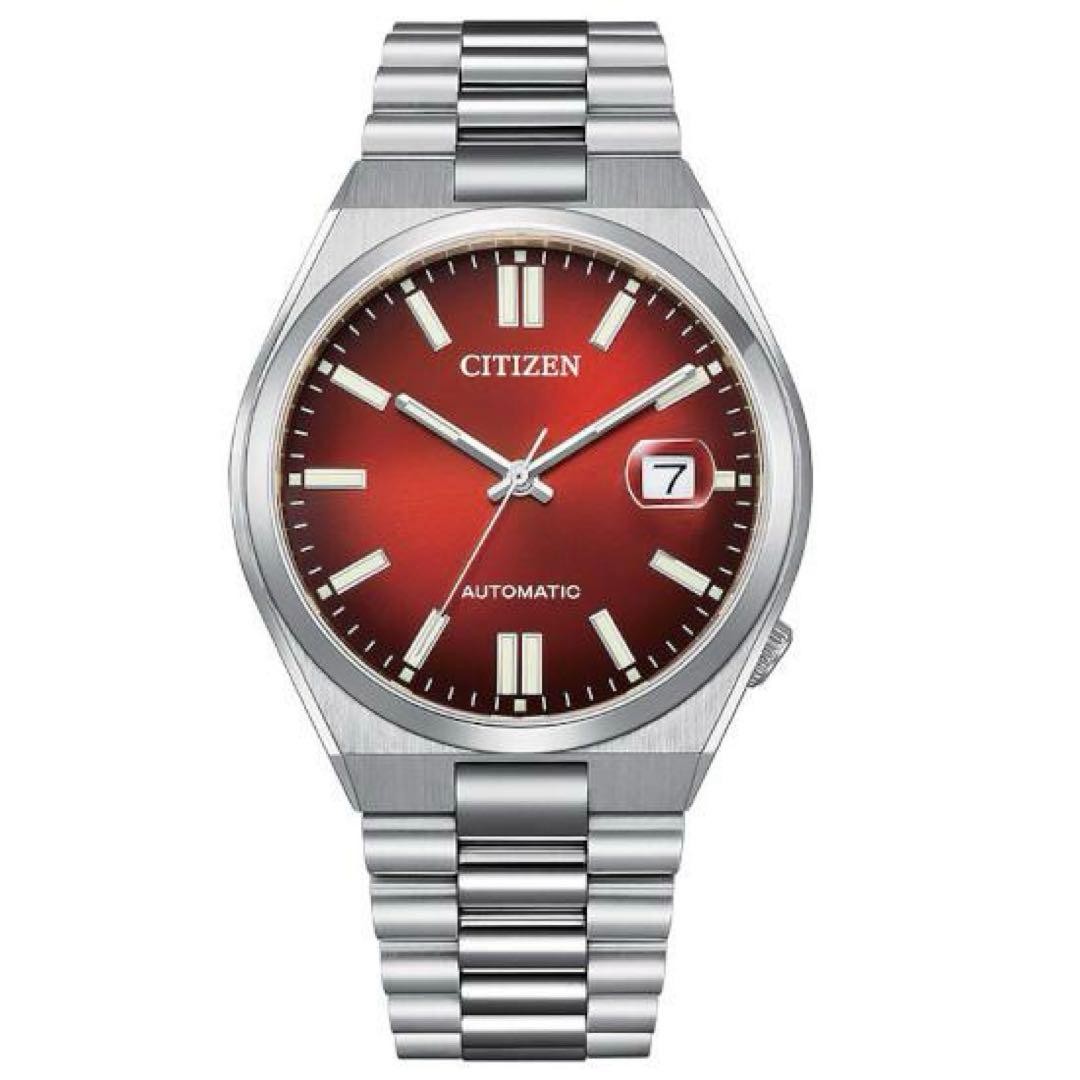 Citizen TSUYOSA Automatic NJ0150-56W Burgundy Dial Stainless Steel Watch 40mm