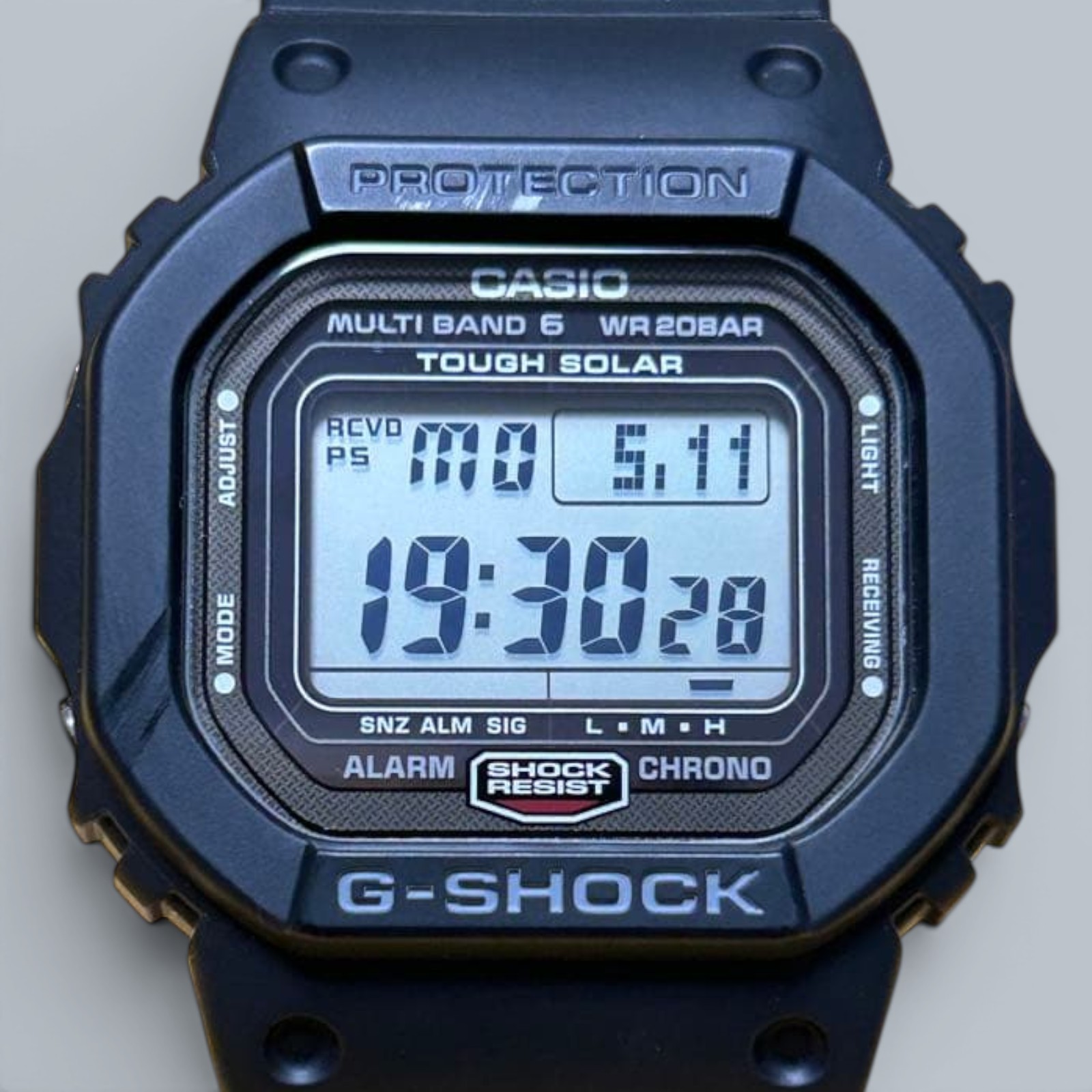CASIO G-SHOCK GW-5000U Tough Solar Multiband 6 Screw Back Japan Watch Used