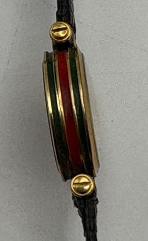 GUCCI 2000L Sherry Line Vintage Ladies Watch 22mm Quartz Original Band