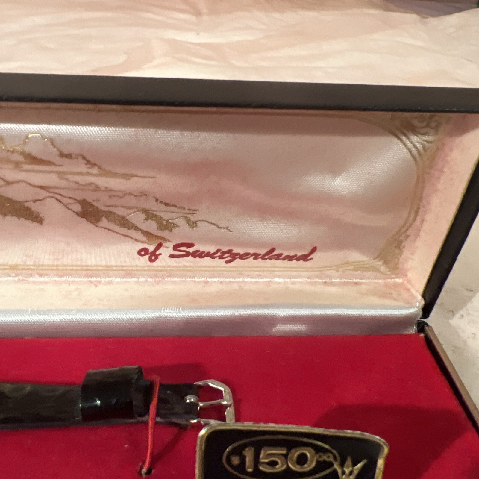 Vtg Cronel #978 Silver Tone Swiss Made Manual Wind Ladies Original Box WORKS