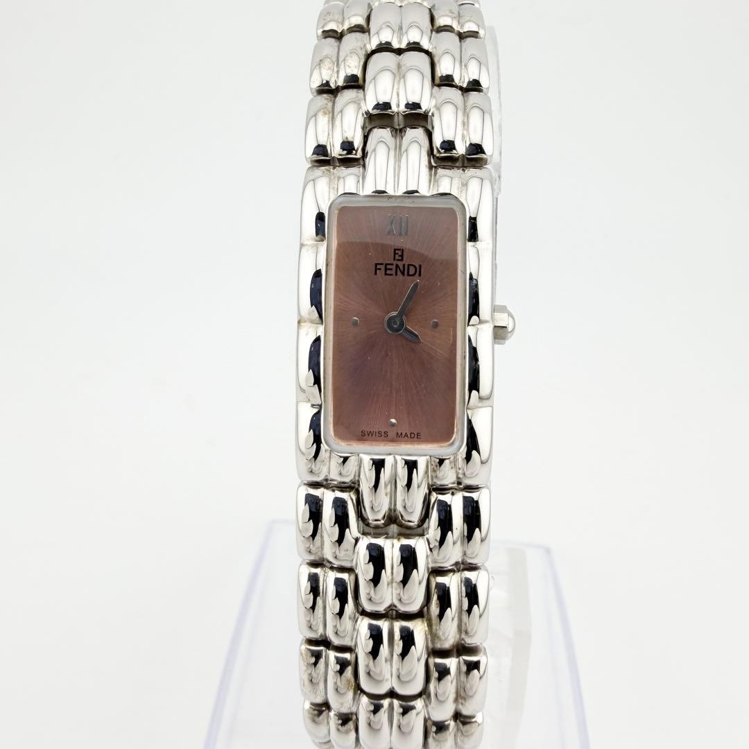 Fendi Orologio 660L Pink Quartz Ladies Wristwatch Japan Rare 071217