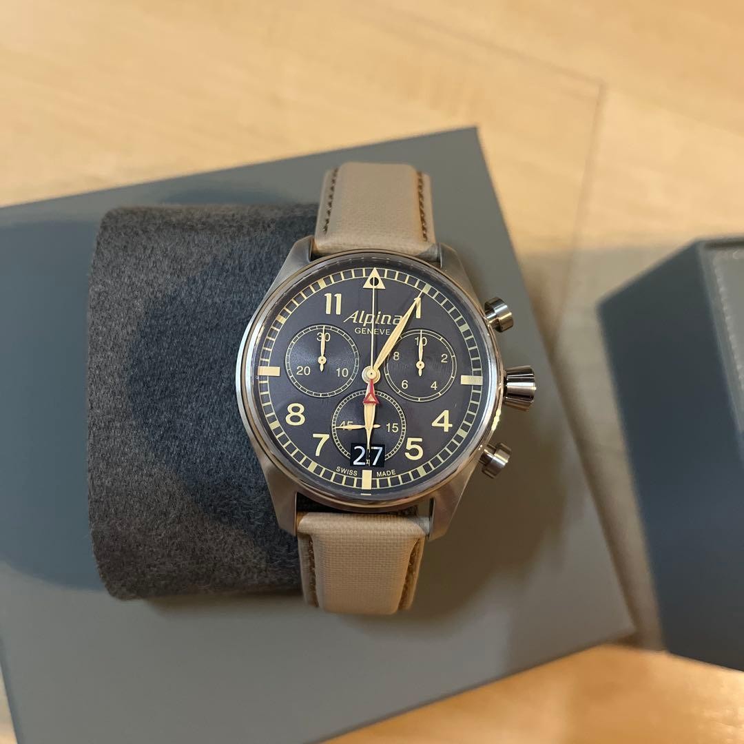 ALPINA STARTIMER CHRONOGRAPH AL372X4S26 MEN’S QUARTZ WATCH UNUSED WITH BOX