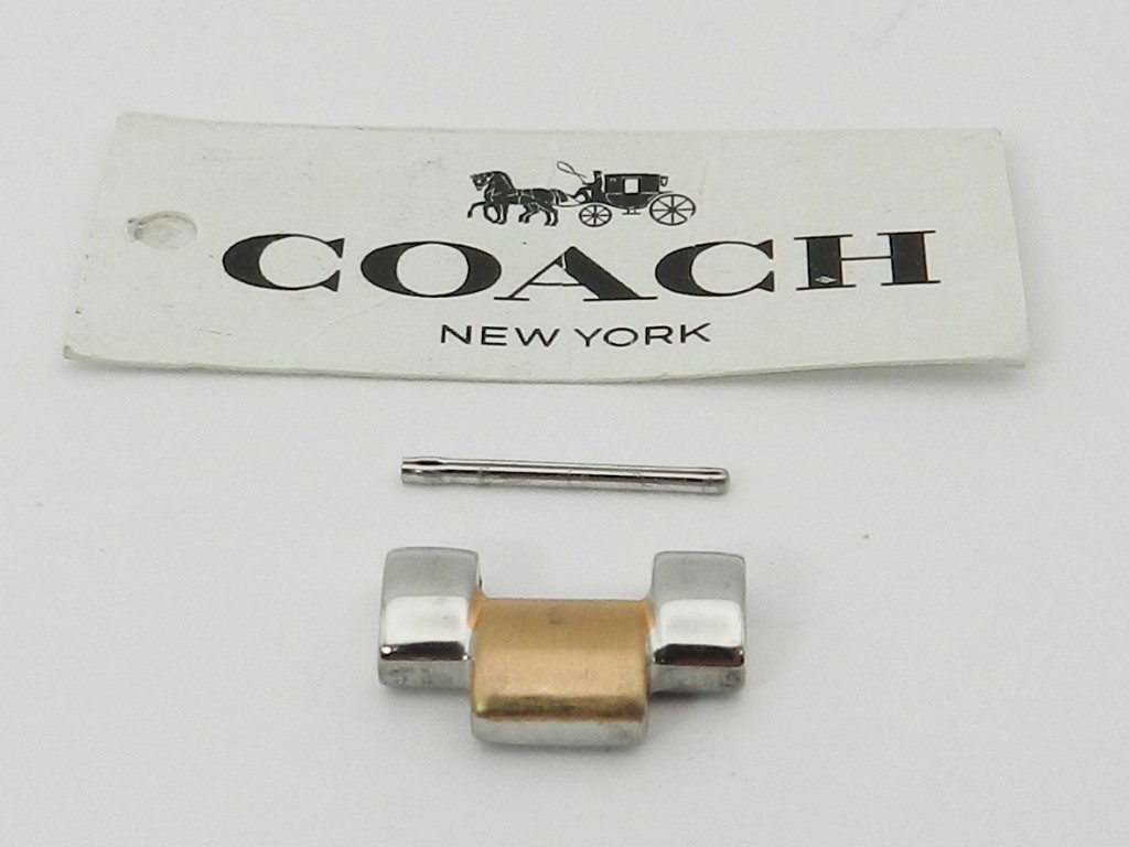 COACH Rose Gold and Silver Tone Link Replacement 14mm
