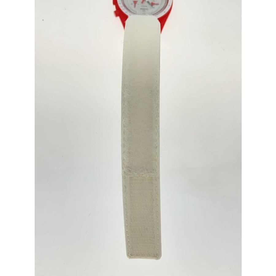 SWATCH Watch Leather White SO33R100 Authentic Men H:1.85” W:1.69” 8914