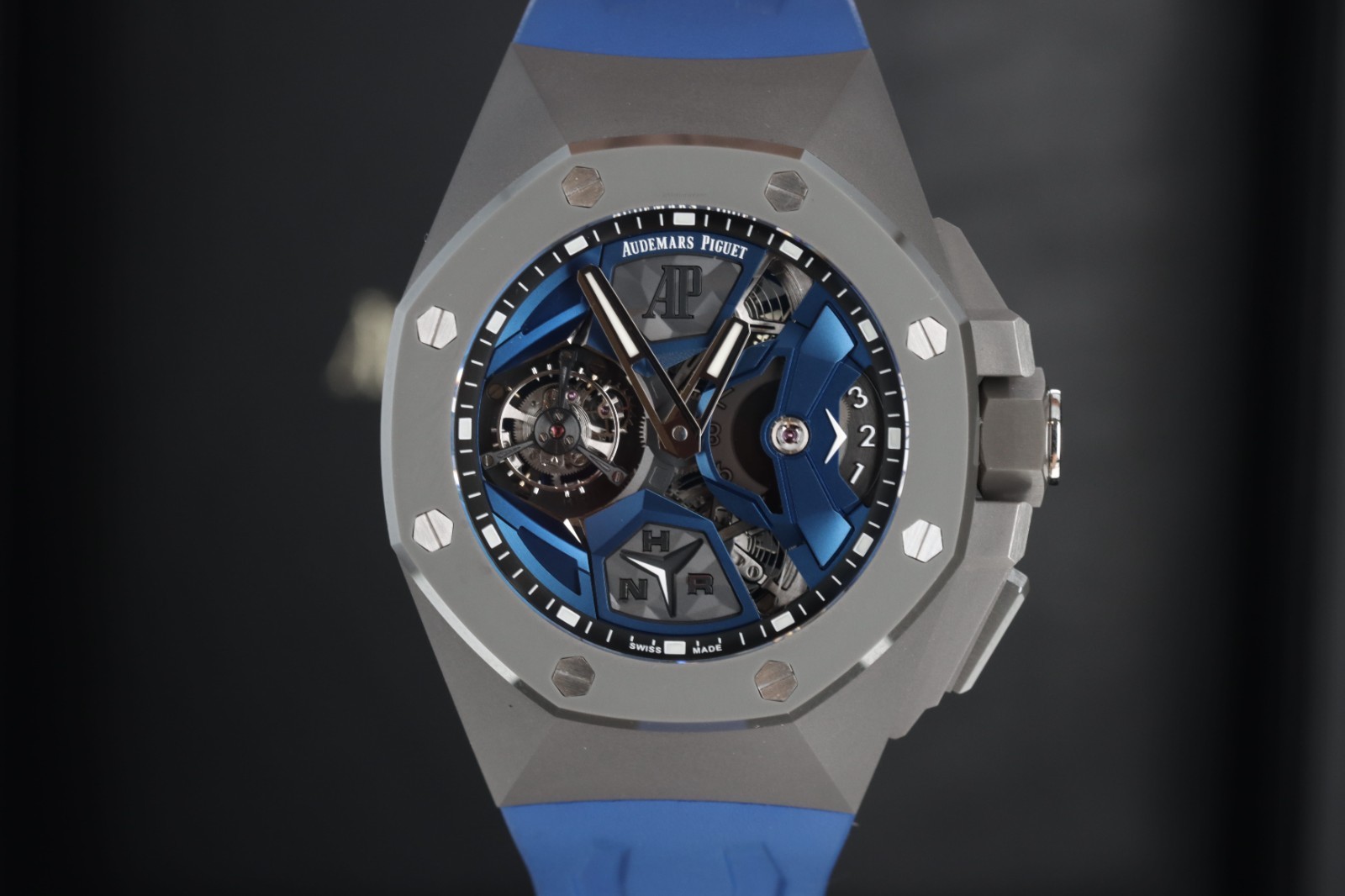 AP Royal Oak Concept GMT Tourbillon Sandblasted Titanium 26589IO.OO.D030CA.01