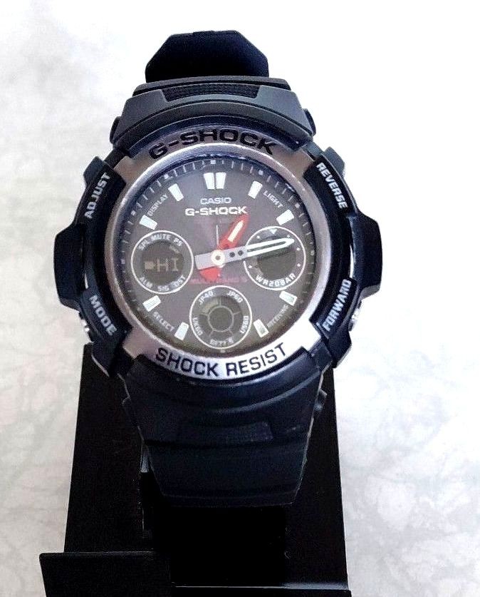 Casio G-Shock AWG-101 Radio Solar Black Watch