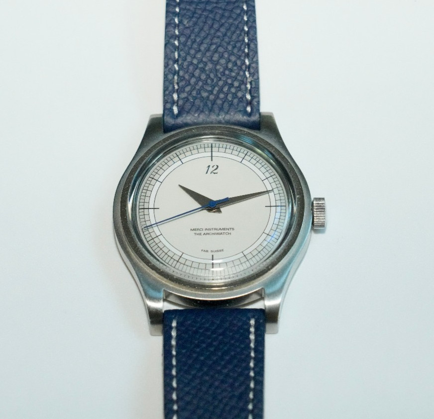 Merci Instruments X The Archiwatch “Alessandro” LMM-01 & Hodinkee leather strap
