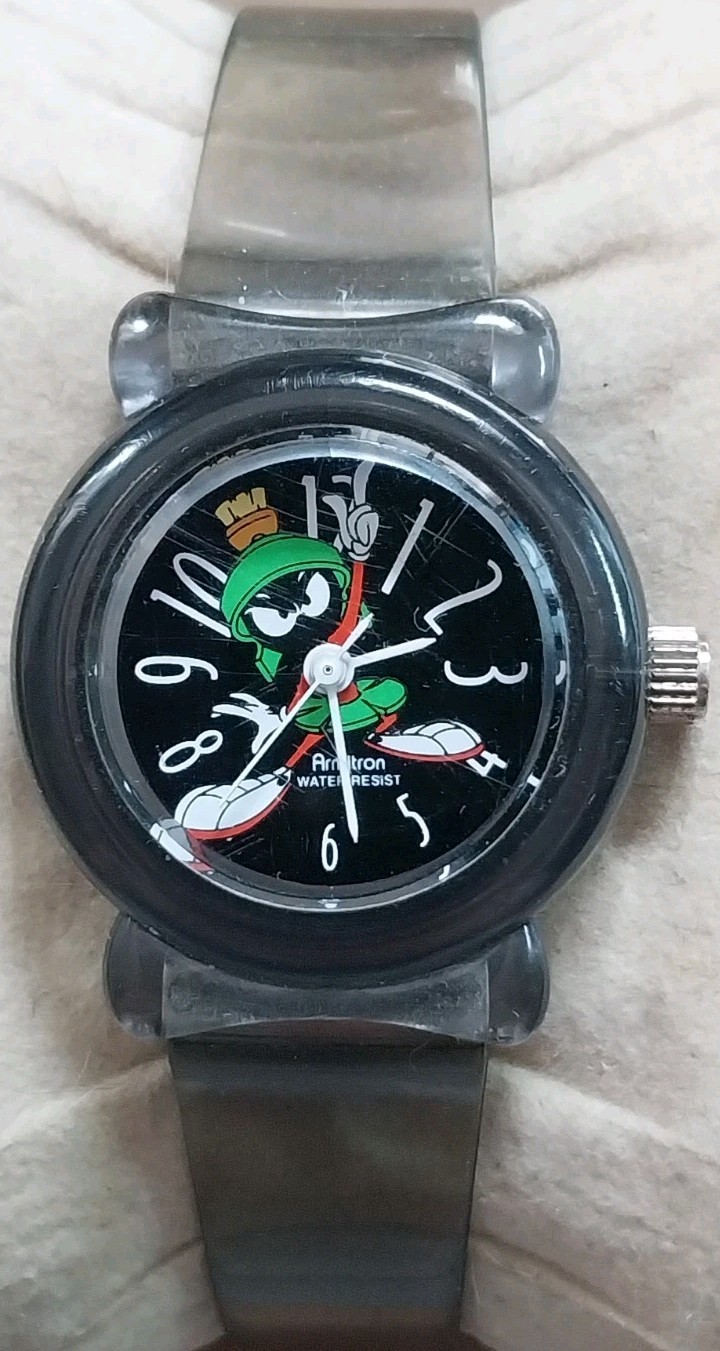 Vintage Armitron Marvin the Martian Warner Bros Quartz Watch Looney Tunes New 🔋