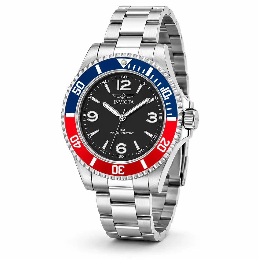 $249 Invicta Specialty Rowan Mens PEPSI Red & Blue 40mm Quartz Watch NIB
