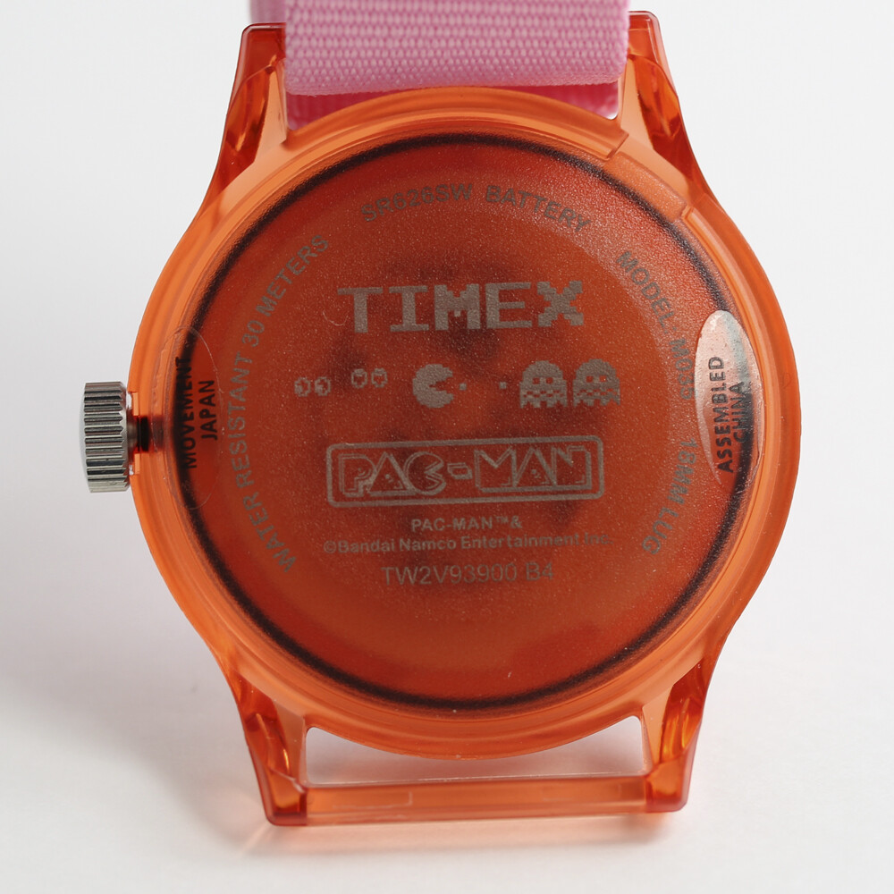 TIMEX TIMEX TW2V93900 PAC MAN Camper Chronograph Quartz Analog Pink