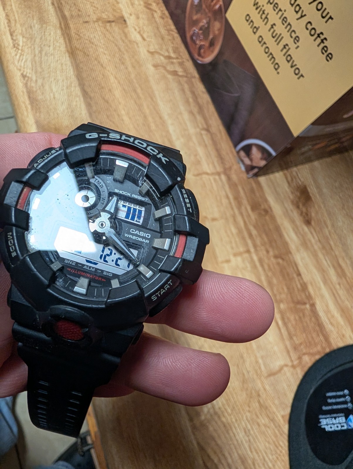 Casio GA700-1B G-Shock Black Analog Digital Watch best seller, New Band