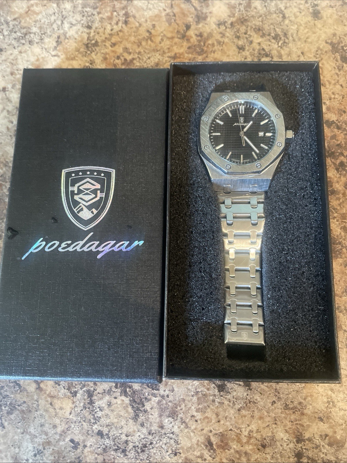 POEDAGAR Men’s Quartz 924B Chronograph Watch