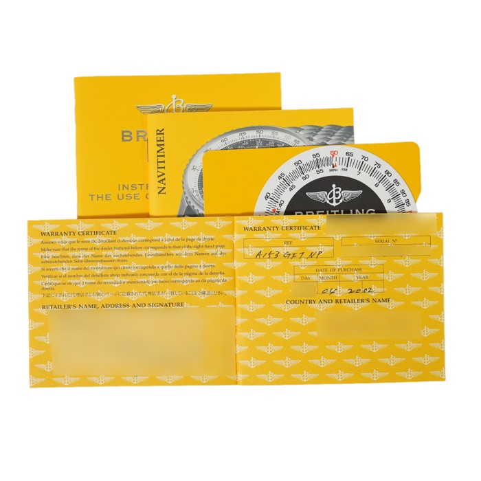 BREITLING Navitimer Fighters A153GFTNP (A13330) Box/Paper