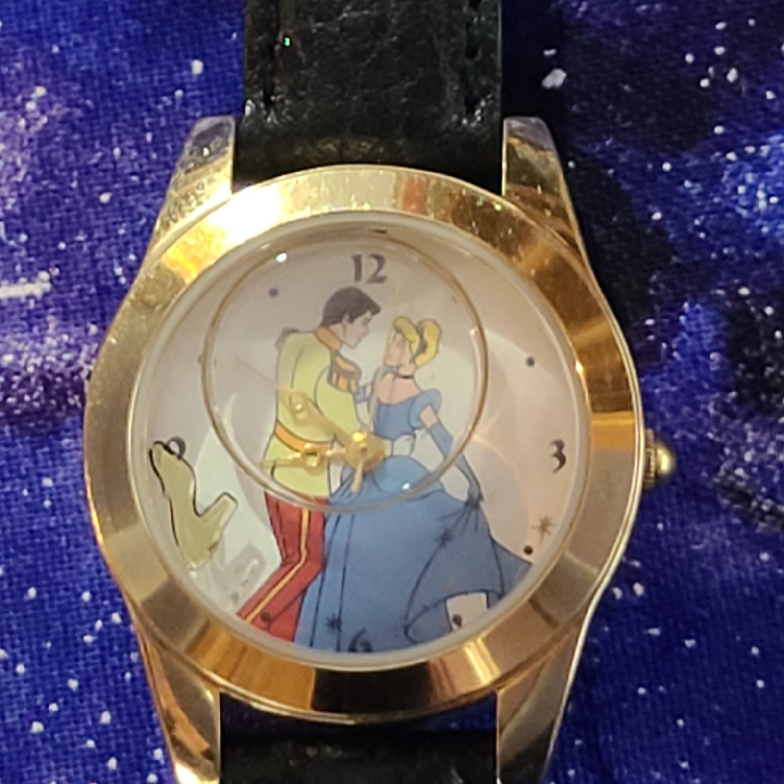 Disney Cinderella Snow Globe Watch Floating Slipper Ready To Wear | See Video