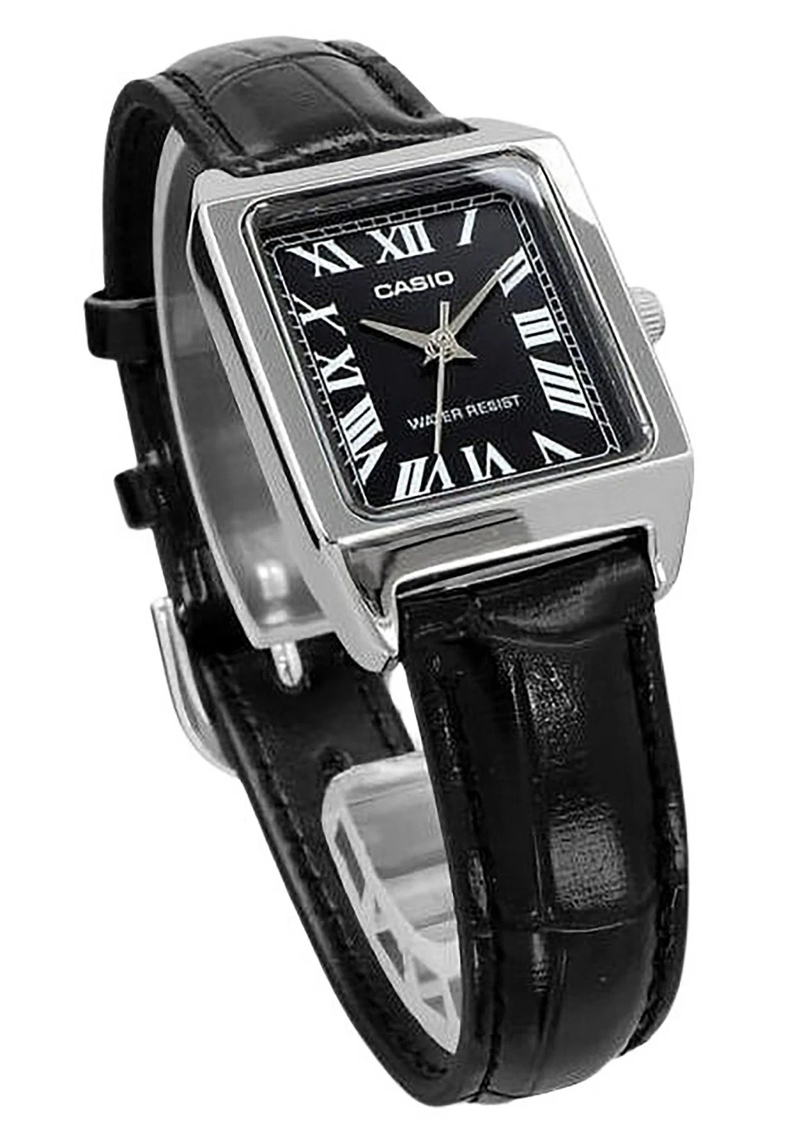 Casio Standard Analog Leather Strap Black Dial Quartz LTP-V007L-1B Women’s Watch