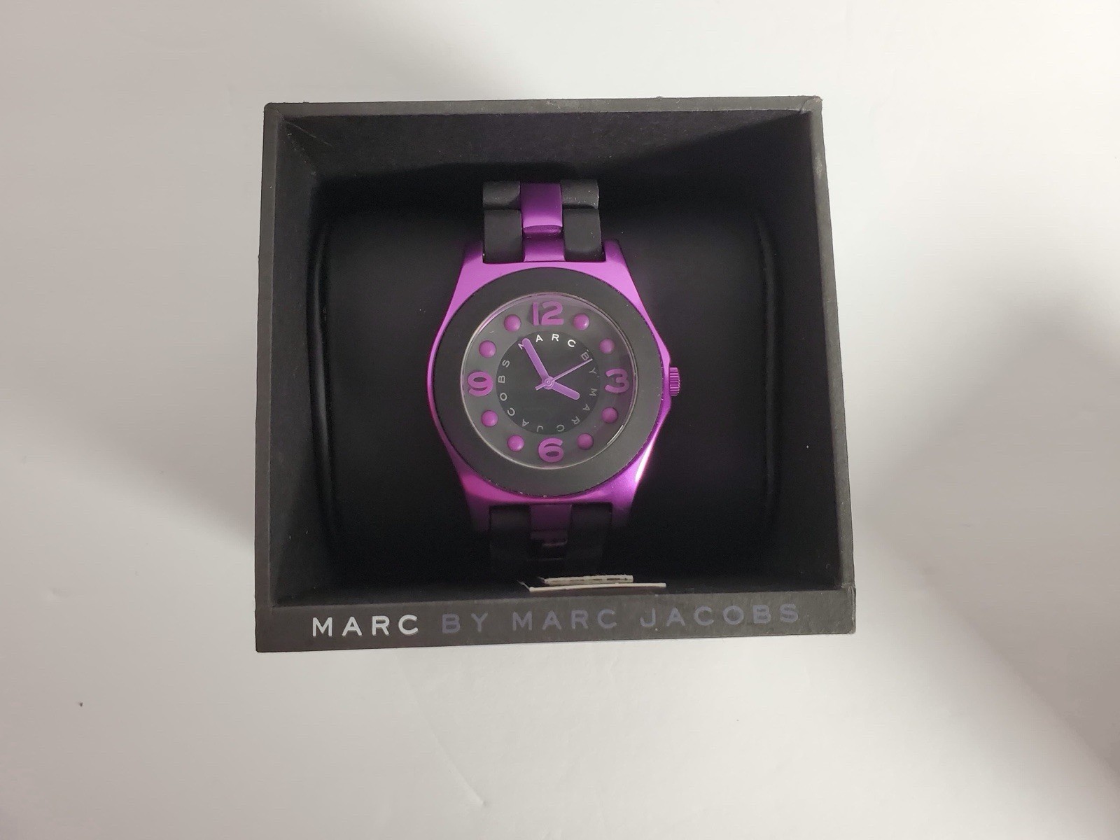 Marc by Marc Jacobs Purple & Black Watch – Discontinued – New With Tags – Rare