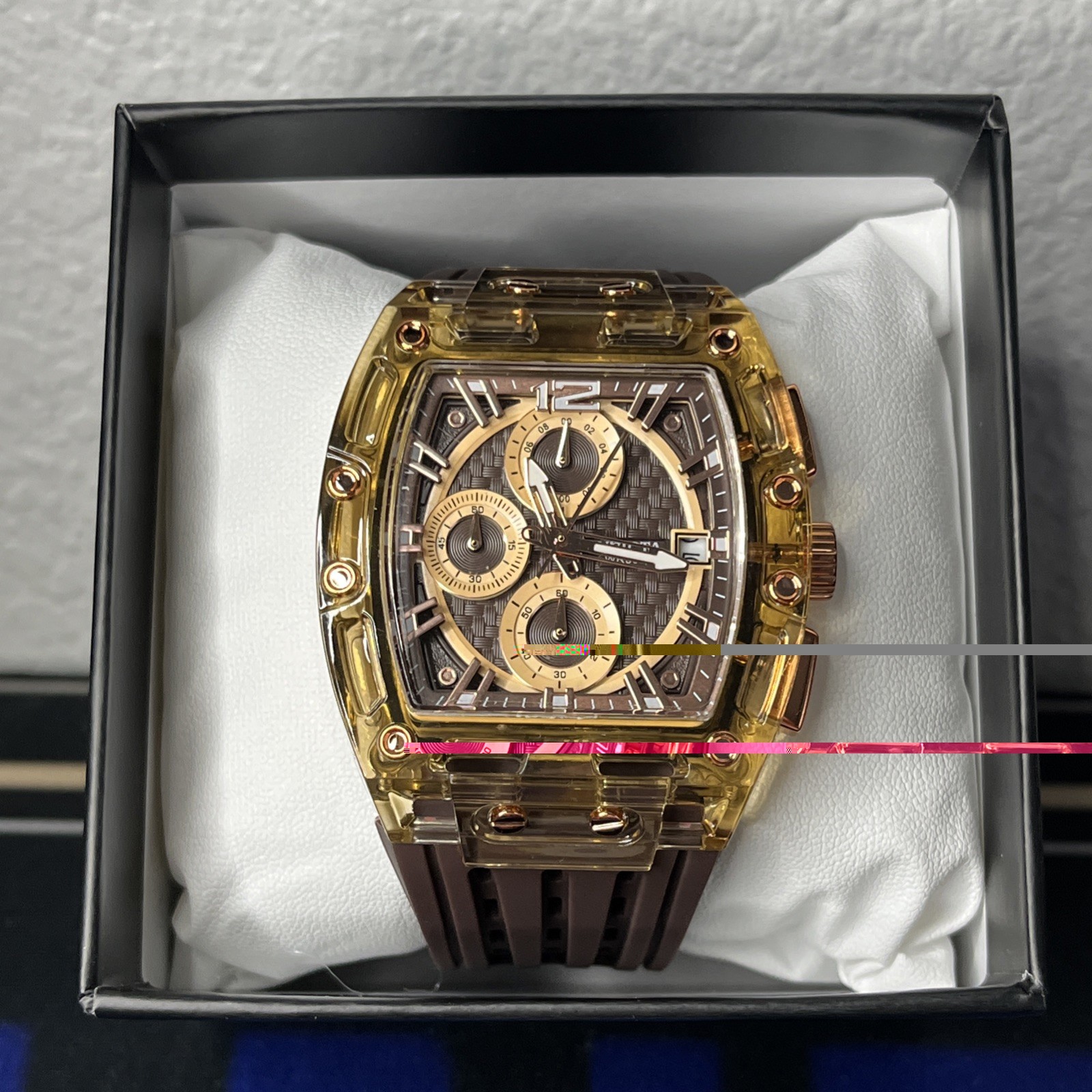 Invicta S1 Rally 70143 Men’s 42mm Champagne Brown Dial Watch – New Release
