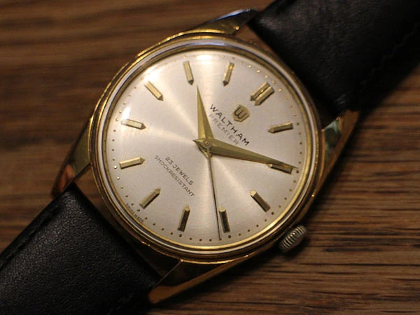 Waltham Premier & Lemania Cal. 3064 23Jewels 35mm Ivory Dial Antique Men’s watch