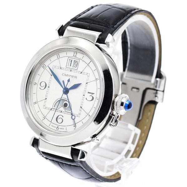 Cartier Pasha XL W3109255 42mm SS Silver Dial Automatic Watch #C3402