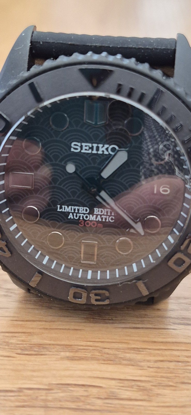 Seiko 7s26 Stealth Divers Watch Automatic Black SKX007