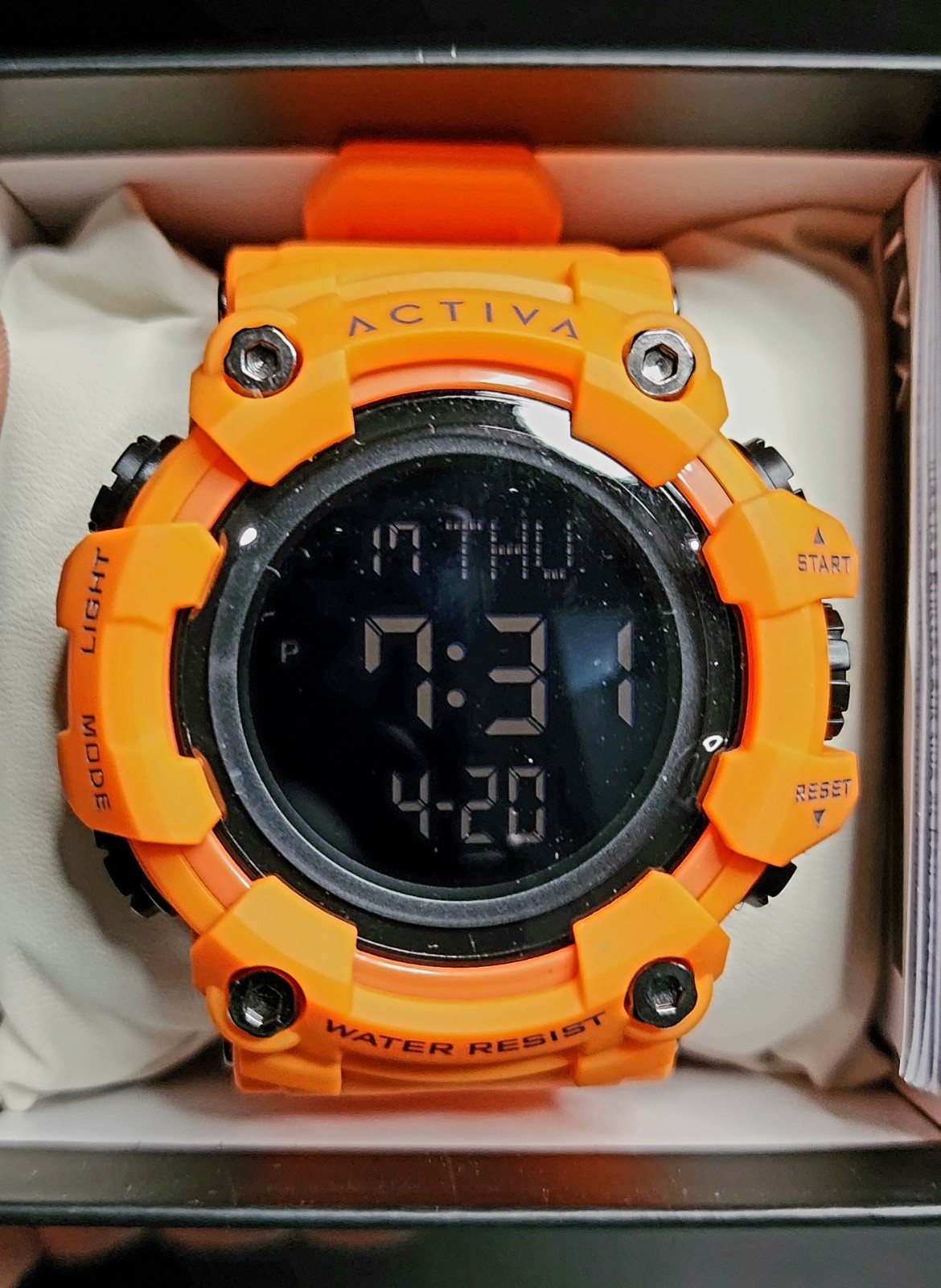 NEW Activa X Invicta Orange Kadron 53mm Digital FREE GIFTS & SAME DAY SHIPPING
