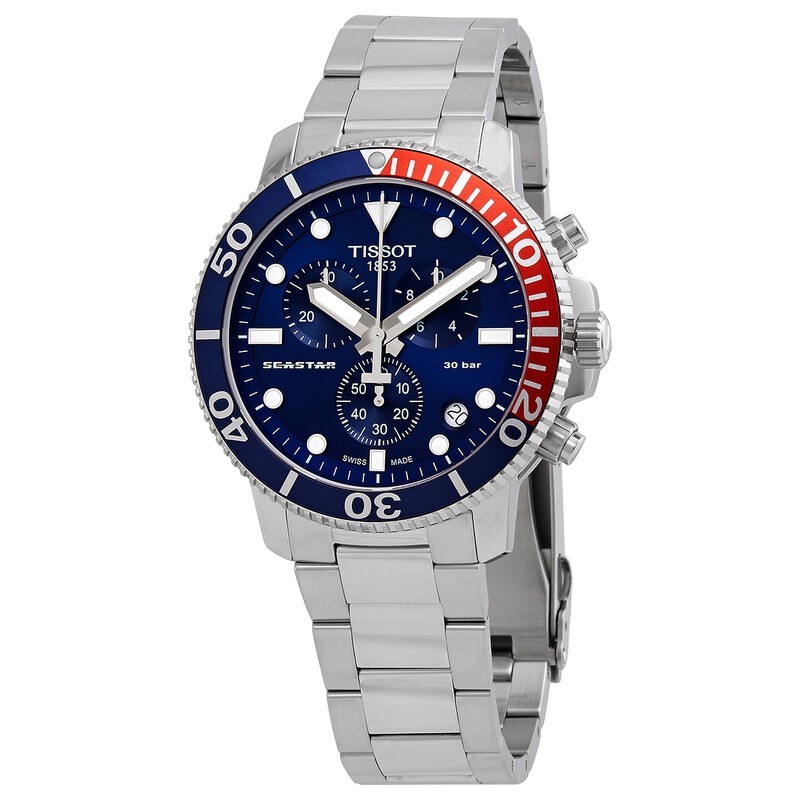 Tissot Seastar Chronograph Quartz Blue Dial Men’s Watch T120.417.11.041.03