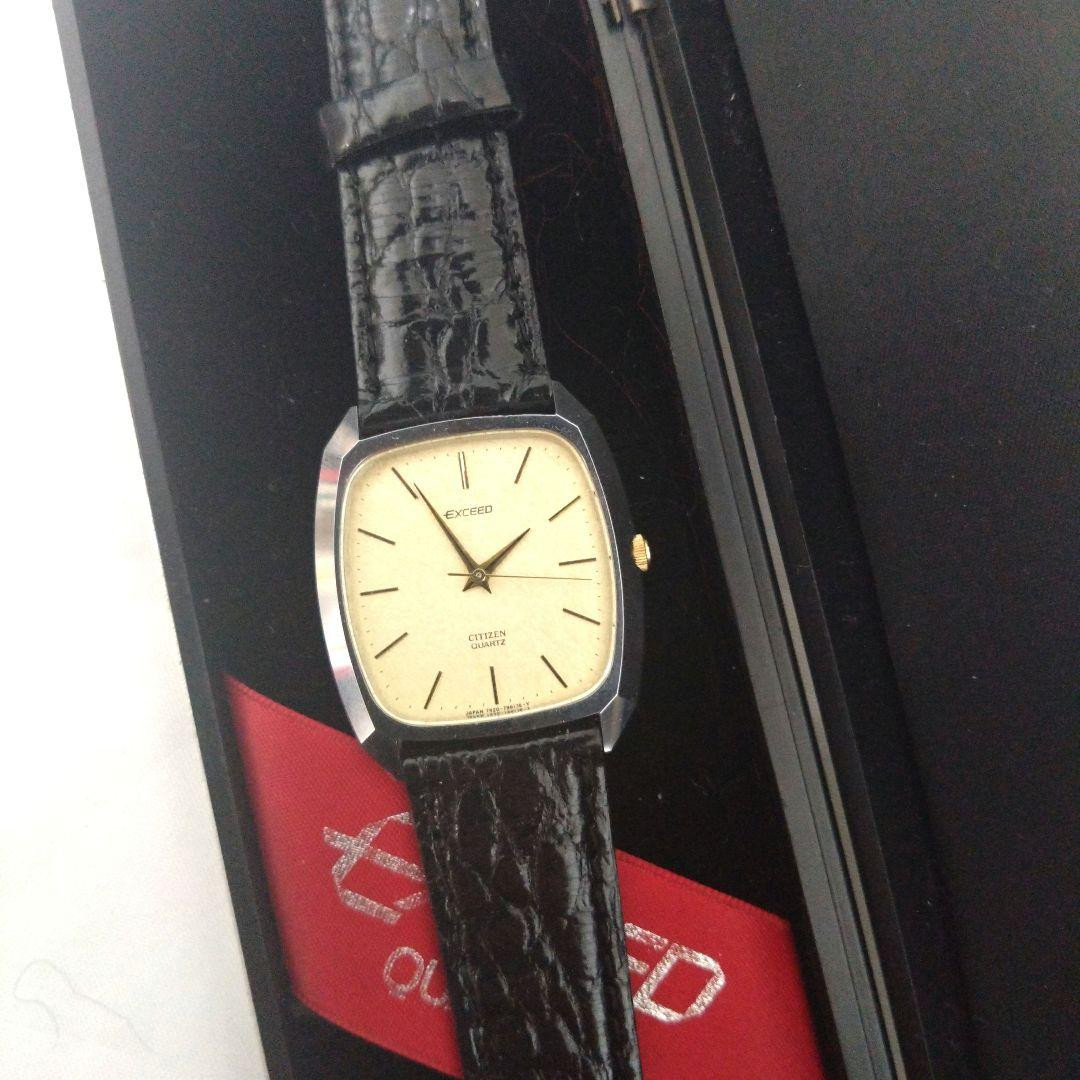 CITIZEN EXCEED 3-hands Analog Quartz Men’s Watch Very Rare Operating New Battery