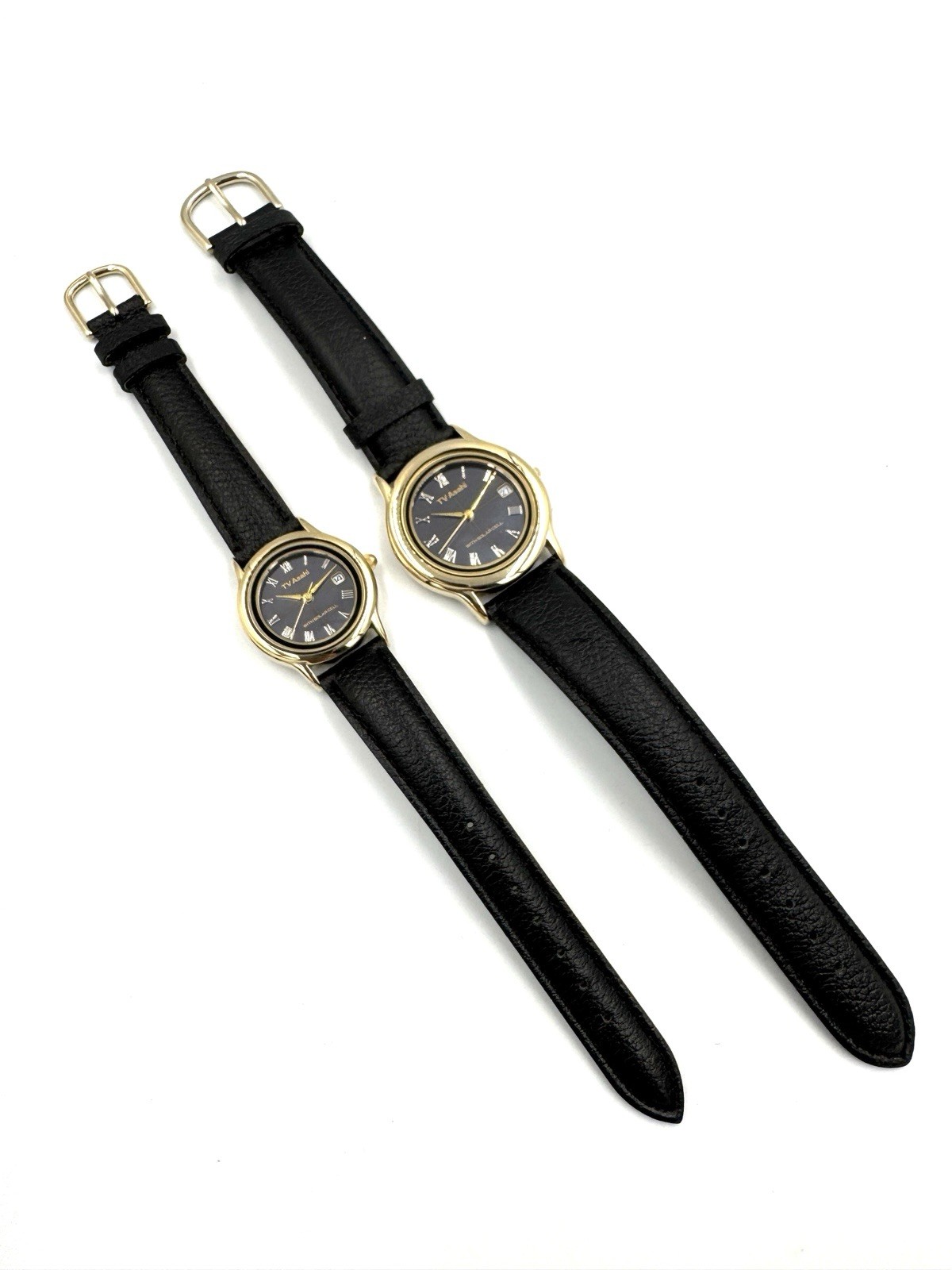 [2-piece] CITIZEN TV ASAHI Quartz Watch Solar Cell From Japan -e395