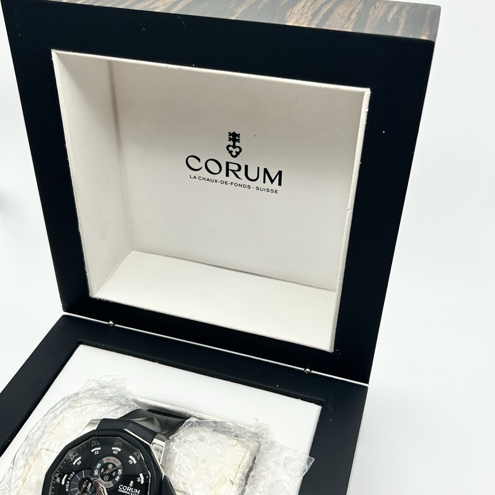 Corum Admirals Cup Mare 48 01.0005 Auto Black Box can’t ship to USA