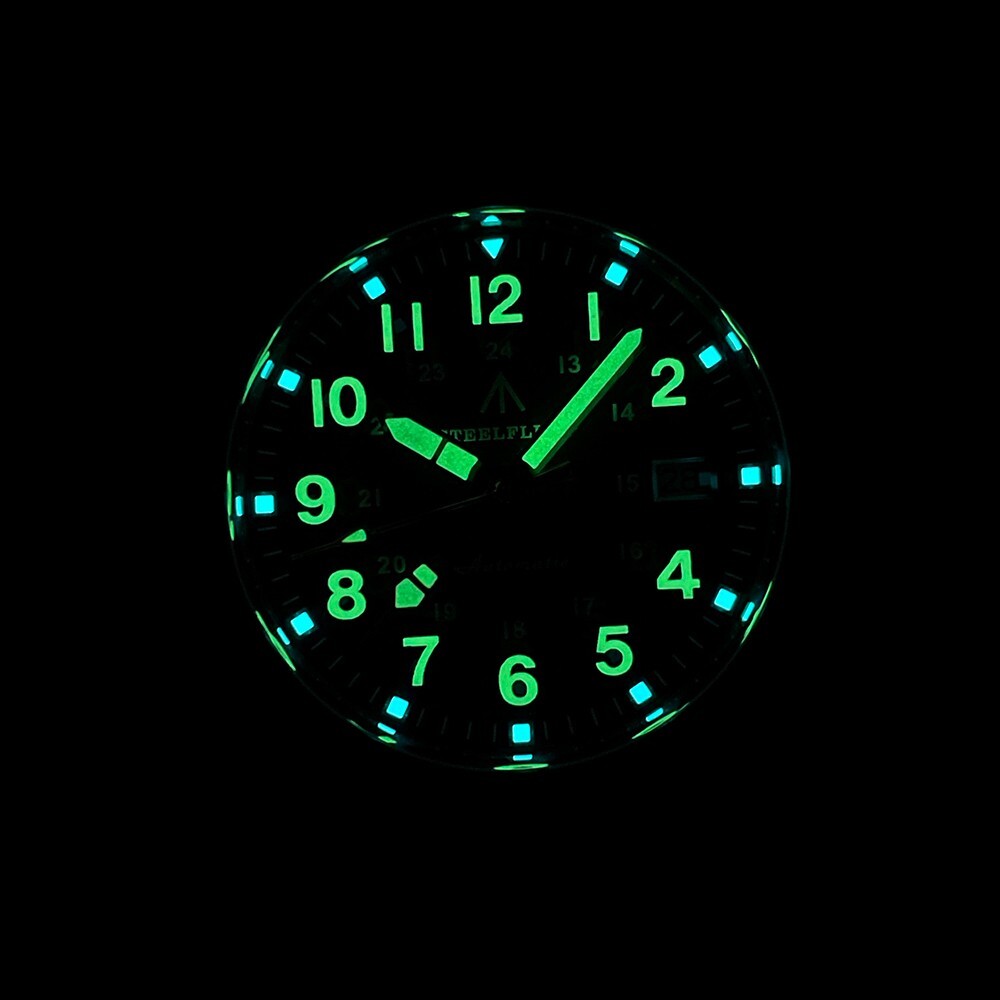 Steeldive Steelflier SF792, GMT, White, NH34, Sapphire, Lume, 200m Diver, Field