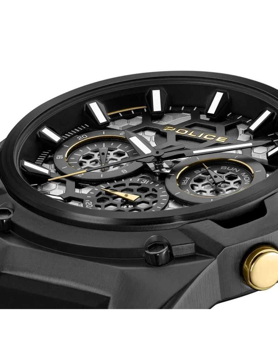 POLICE Men Quartz Casual Watch Classic Dress Waterproof