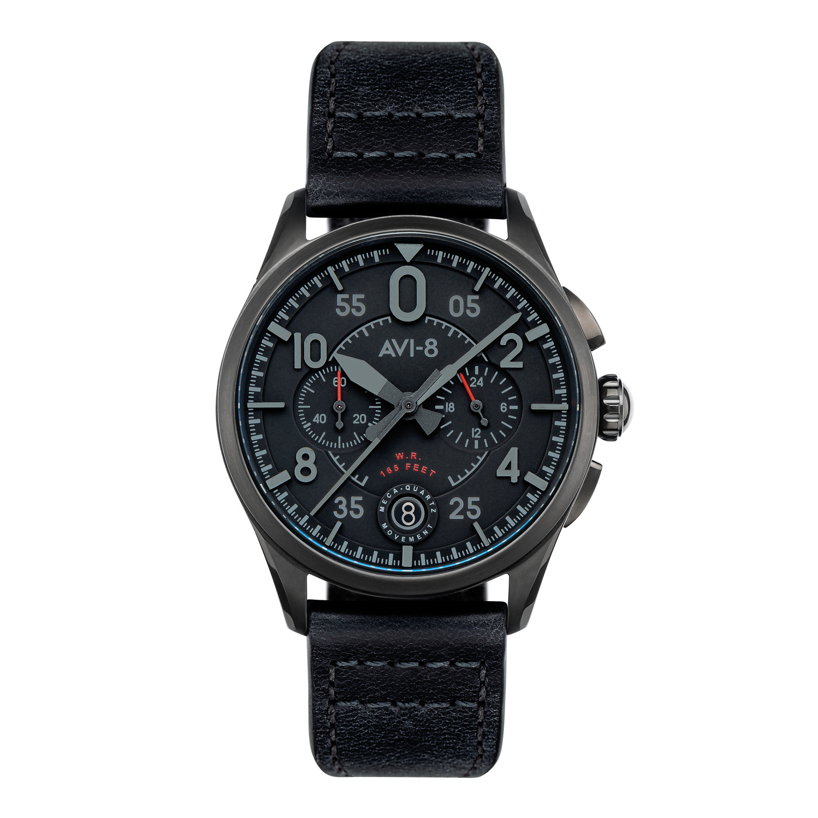 AVI-8 Spitfire Lock Stainless Steel 42mm Japanese Quartz Wristwatch