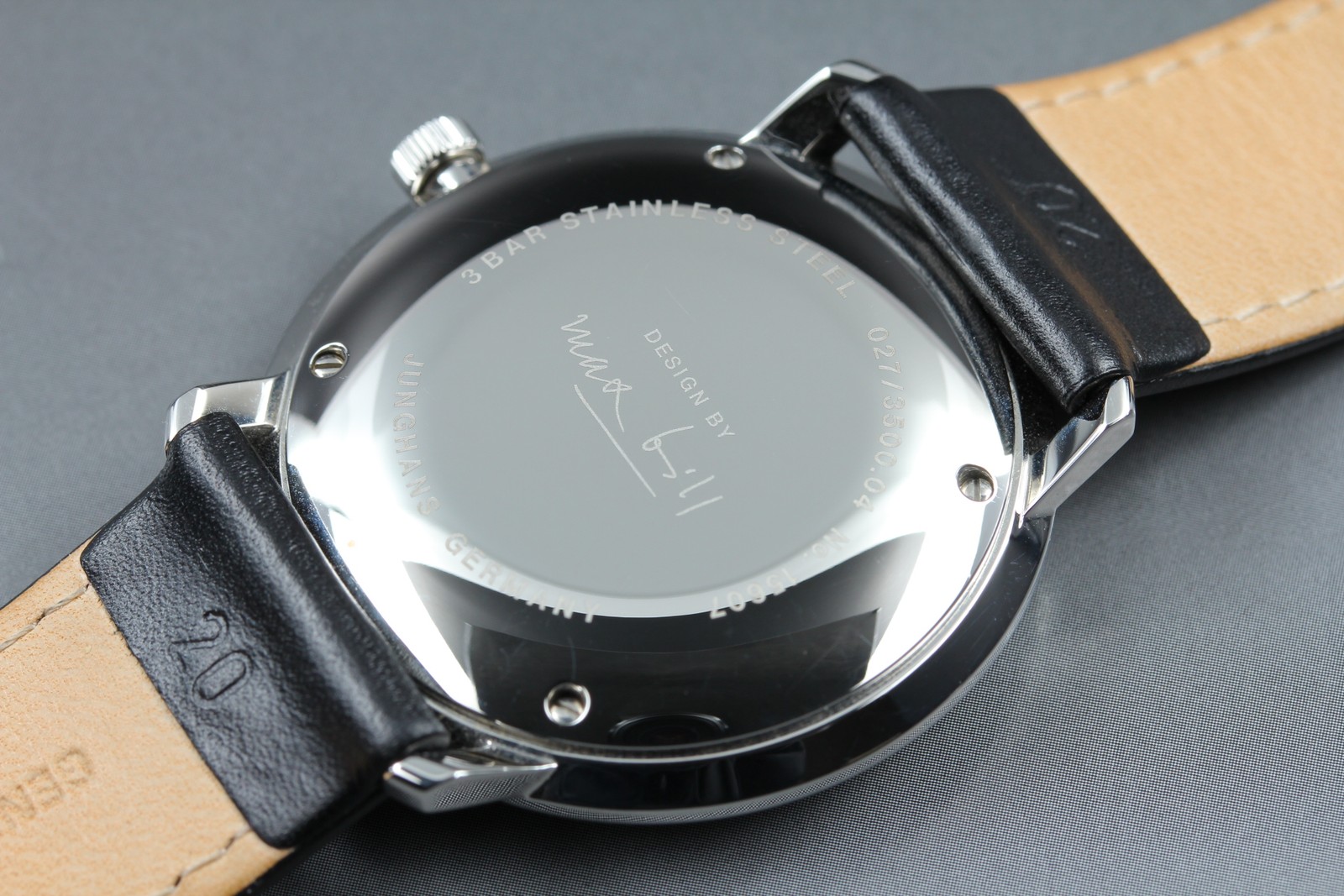 Junghans Max Bill 027/3500.04 White Dial Automatic Watch[ Box and Band Damaged ]