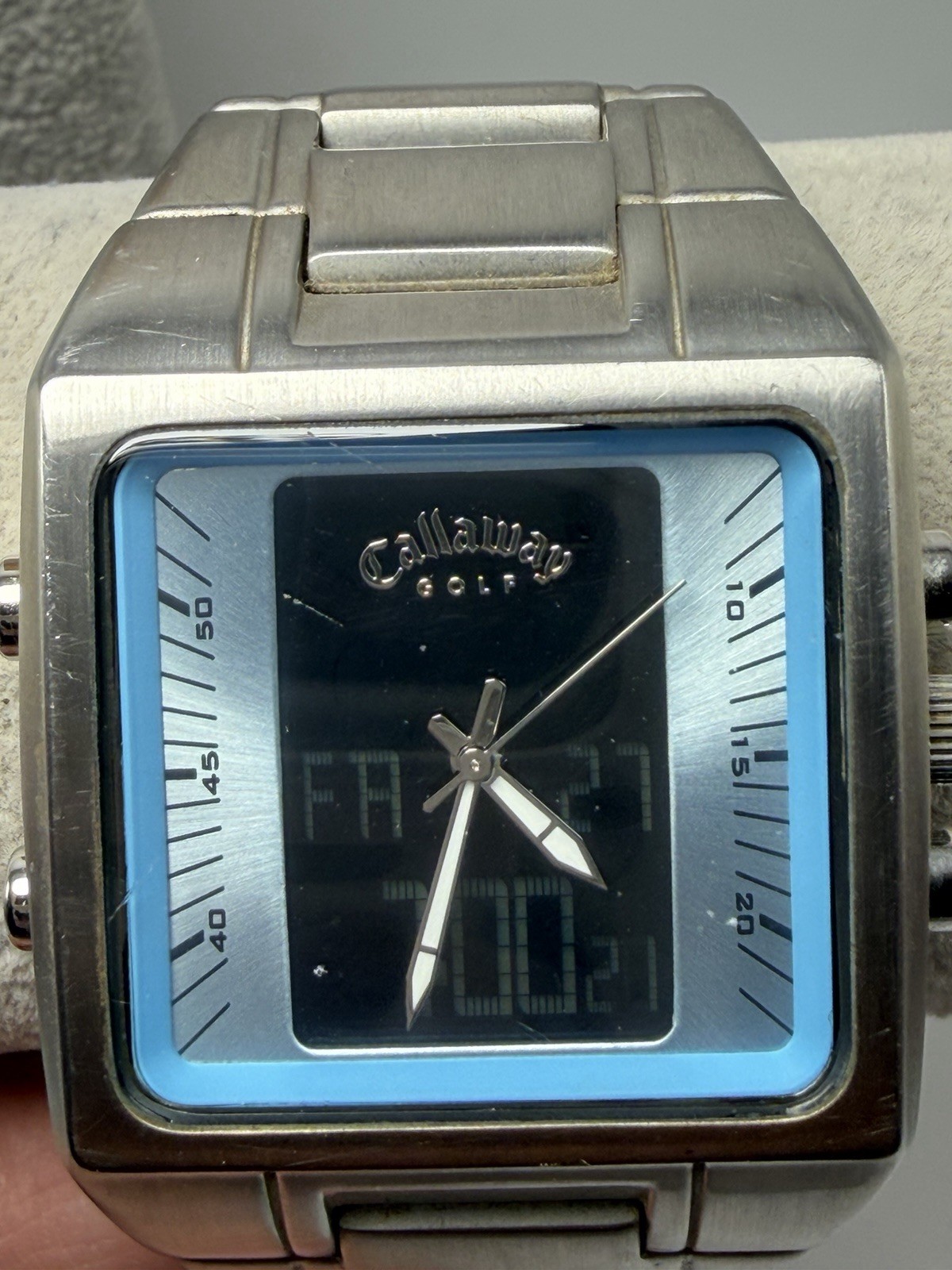 Calloway Golf CY-2072 New Battery Mens Watch 40MM 8″ Analog/Digital