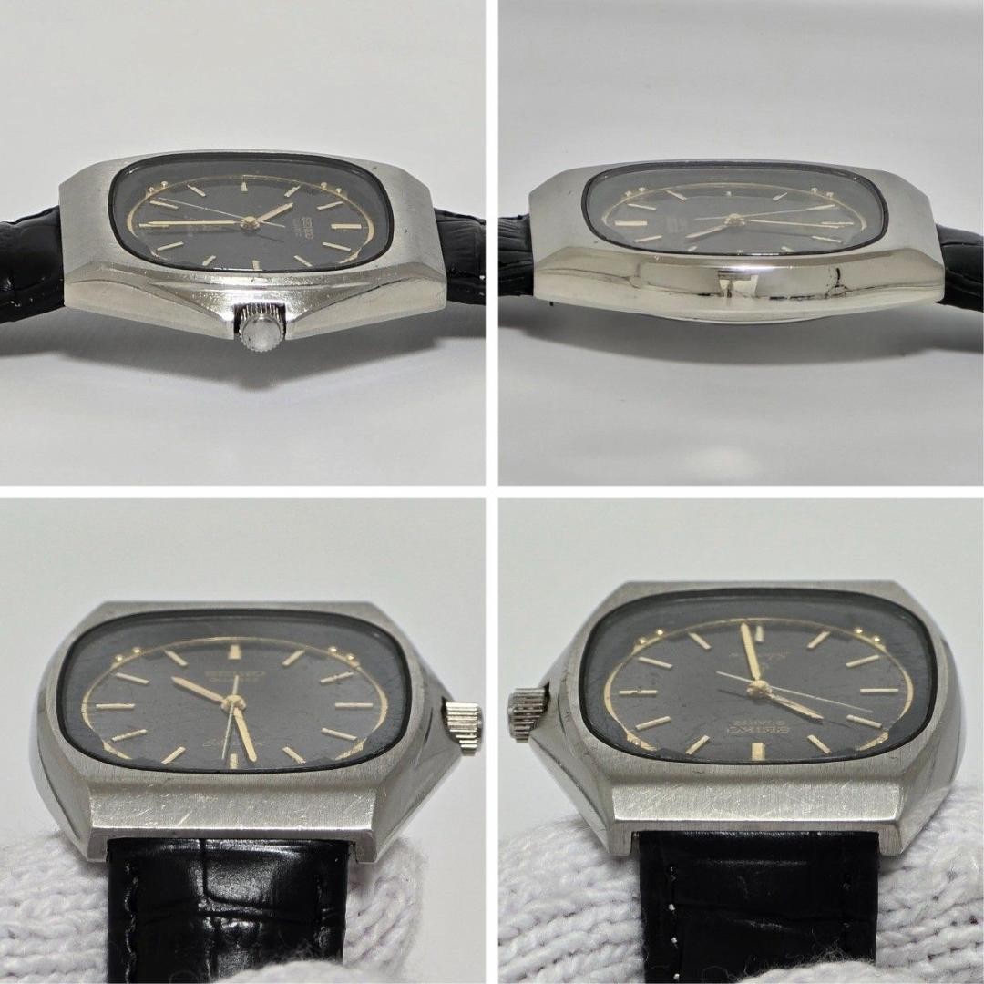 Operational Seiko Silver Wave 1982 6030 5280 Gold Black