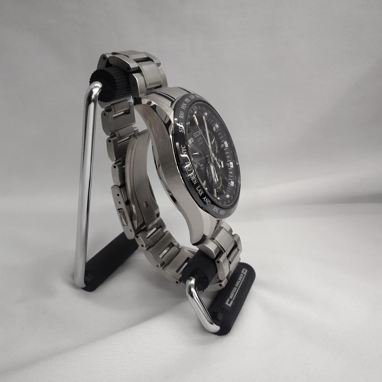 [B1N] Seiko Astron 8X53-0AB0-2 GPS Solar Titanium Chronograph JDM Watch [g3s]