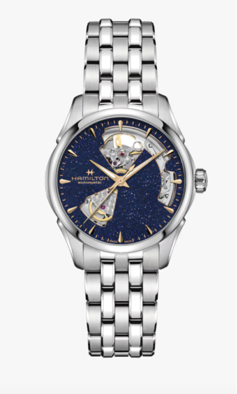 Hamilton Jazzmaster Open Heart Automatic 36 MM Blue Dial Watch H32215142