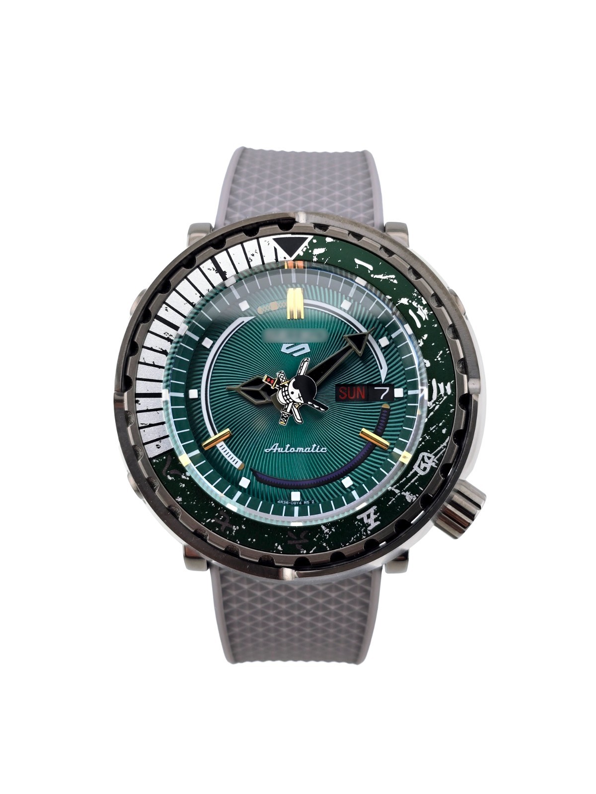 ZORO | One Piece CUSTOM Watch Mod: Automatic NH36, Sapphire Glass, Ceramic Bezel