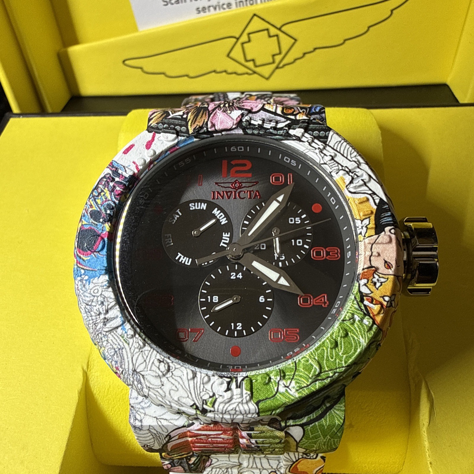 Invicta Pro Diver NeoArt Flux Men’s Watch – 52mm, Aqua Plating 50212