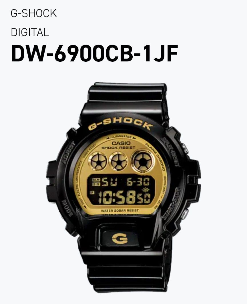 CASIO G SHOCK DW 6900CB