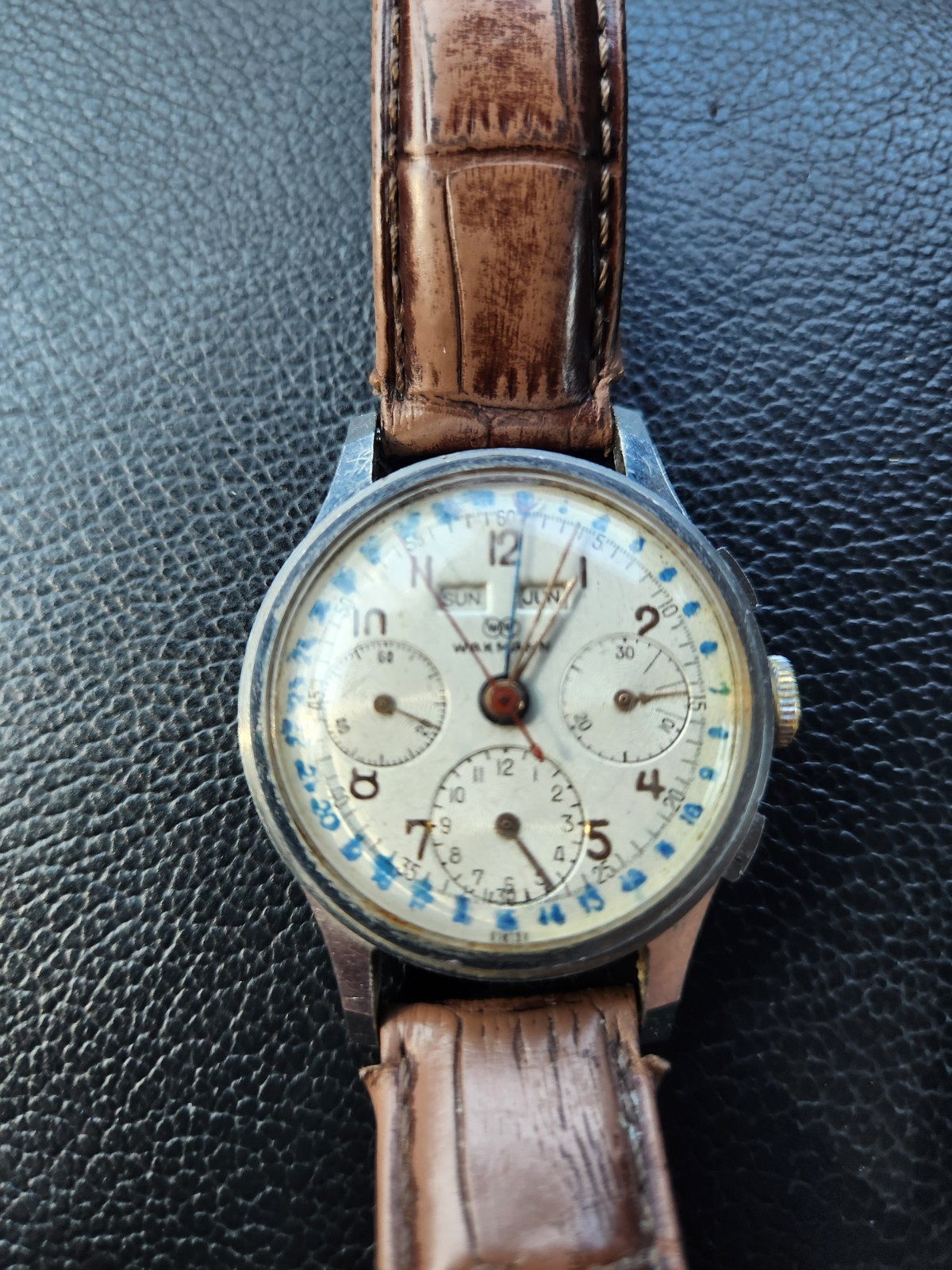 Walkmann-Britix triple date Chrono circa 1958
