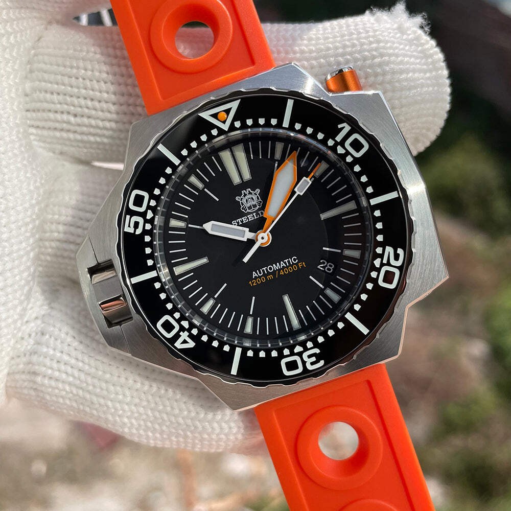 STEELDIVE SD1969 — 1200M NH35 Automatic Cushion-Case Dive Watch