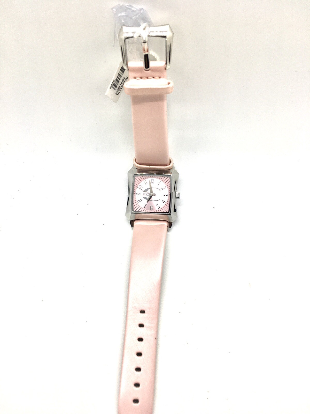 Just Cavalli Women’s R7251106575 Blade Quartz Silver Dial – Chrome – Pink Band