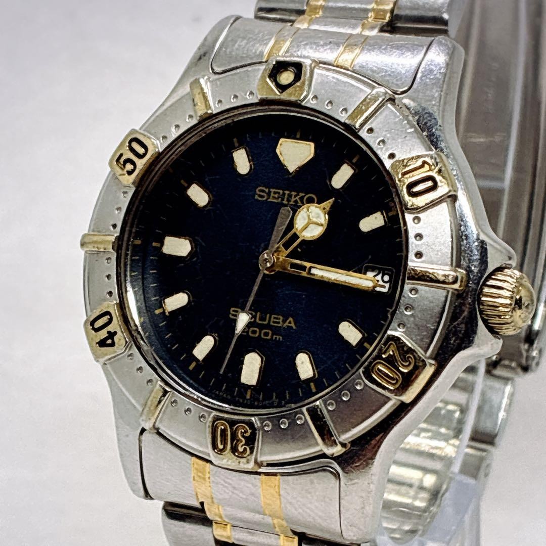 Battery Changed Seiko Diver 200m Waterproof Belt Quartz 7N35