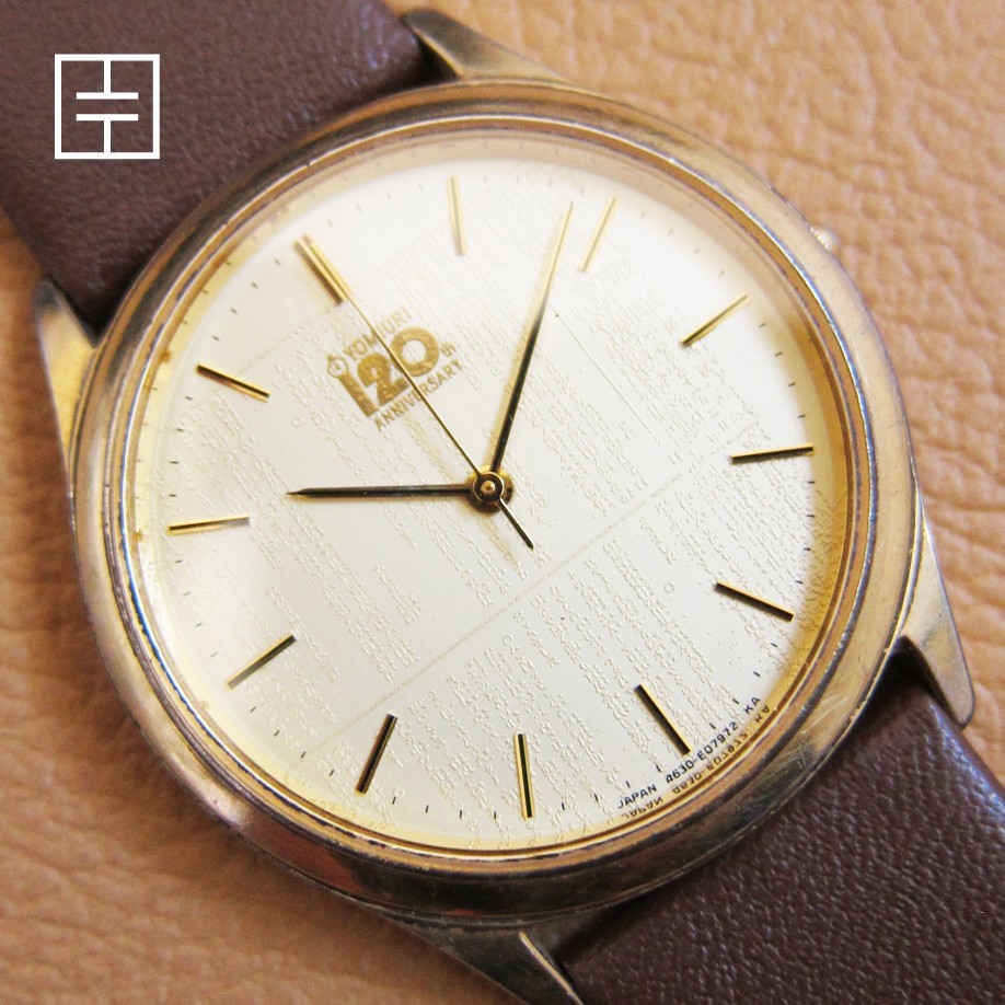 CITIZEN 4631-E63051 TA Men’s Quartz Watch w/ Gold Dial (MADE IN JAPAN)